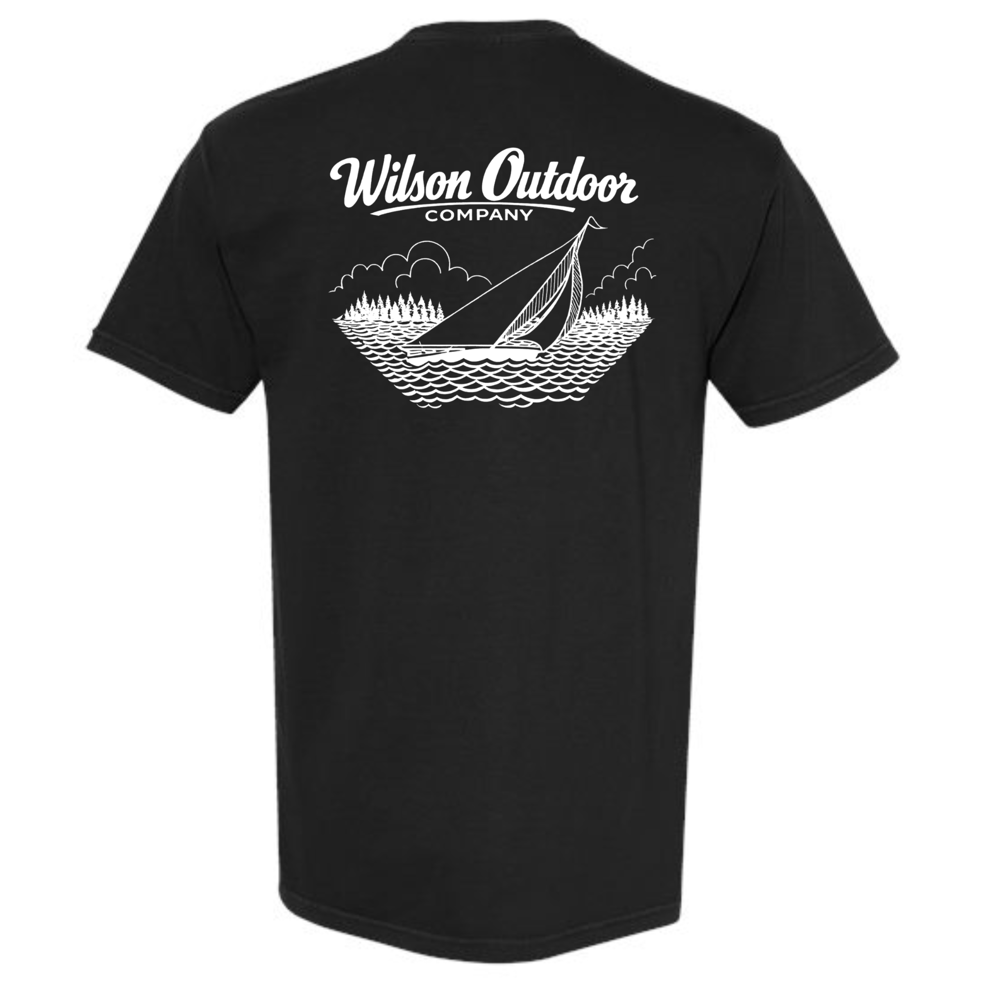Sailboat on Water Wilson Outdoor Company T-Shirt