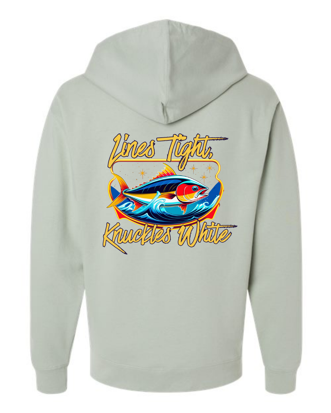 Lines Tight, Knuckles White Sweatshirt