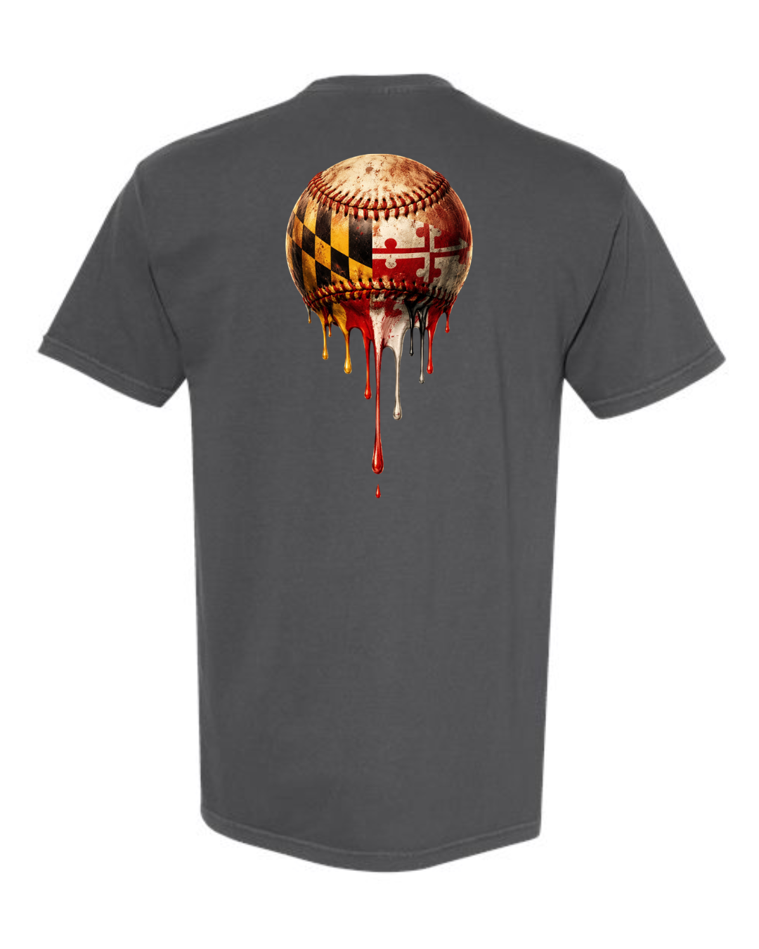 Melting Maryland Baseball T-Shirt