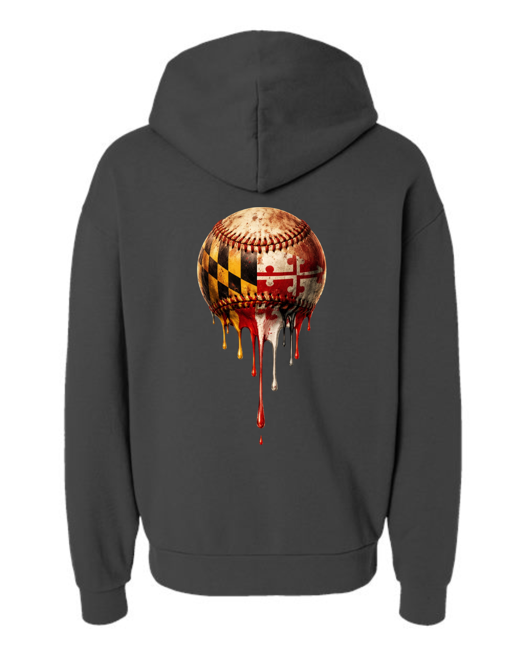 Melting Maryland Baseball Sweatshirt