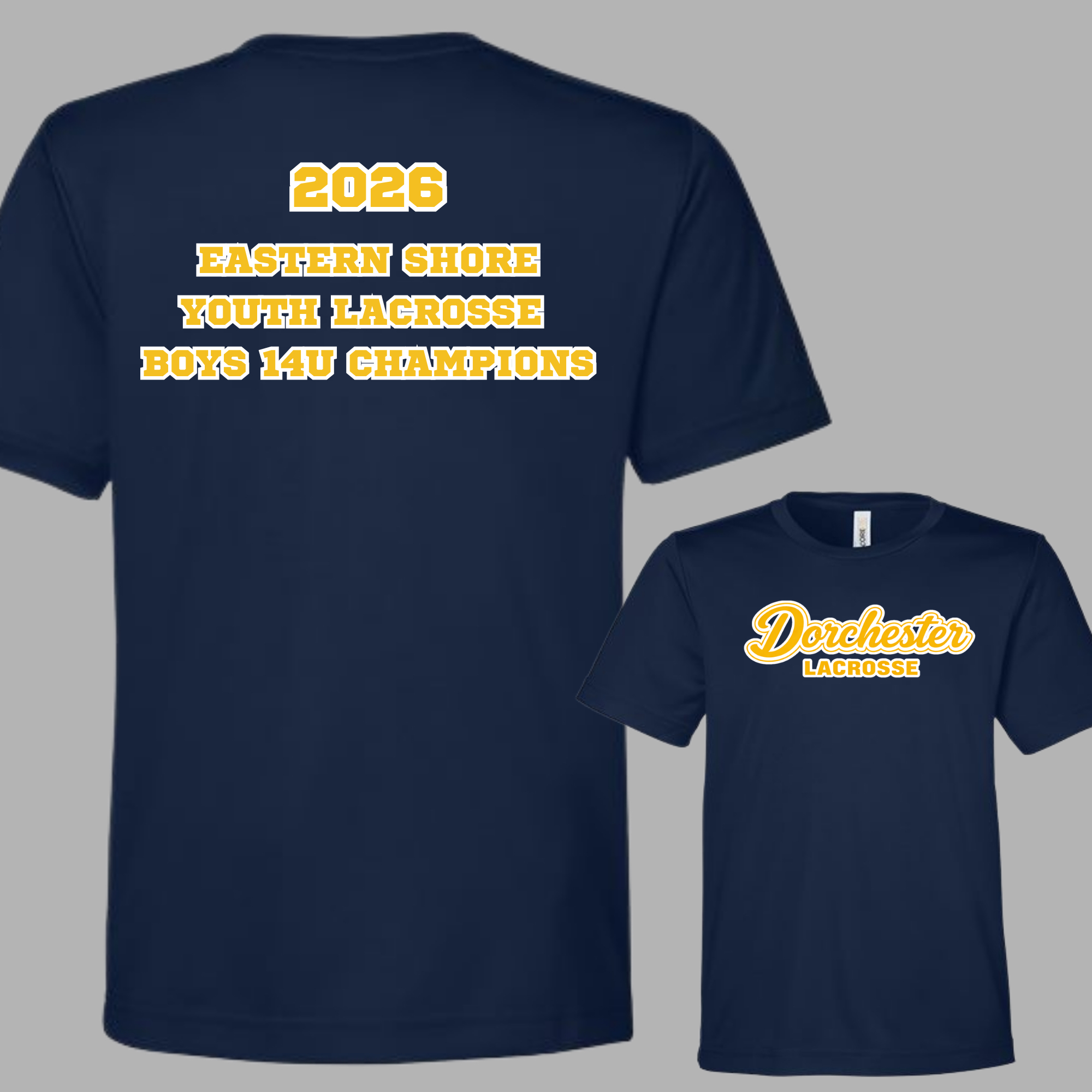 14U 2026 Champion Shirt — Dorchester Youth Lacrosse